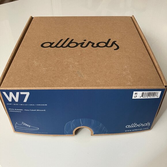 🆕 Allbirds Wool Runners, Size 7, Brand New in Box - Picture 12 of 12